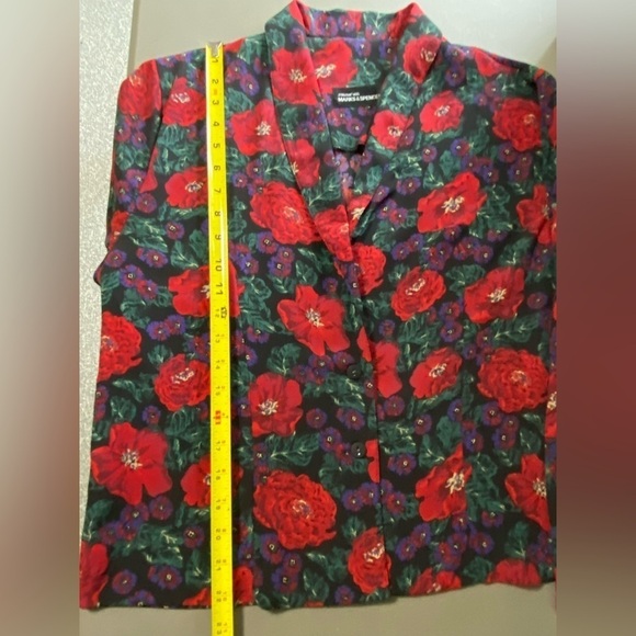 St. Michael at Marks & Spencer Vintage Floral Blazer and Skirt Set - Picture 9 of 16